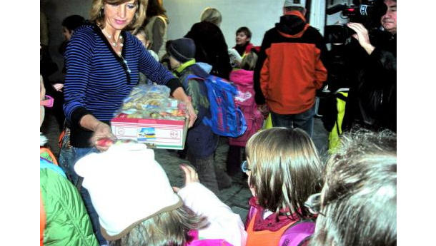 Immagine: Quando una mela alimenta il pedibus