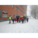 Immagine: Il pedibus di Lecco sotto i riflettori internazionali