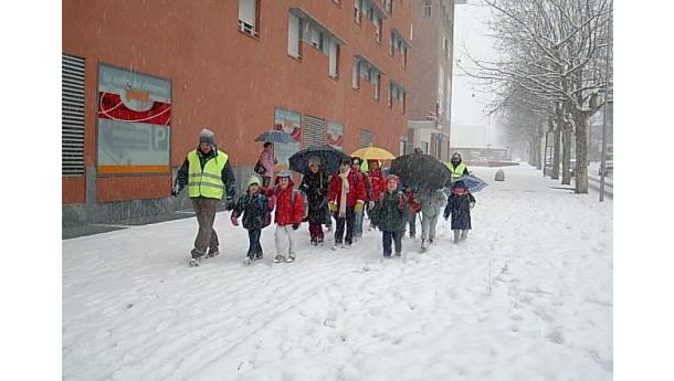 Immagine: Il pedibus di Lecco sotto i riflettori internazionali