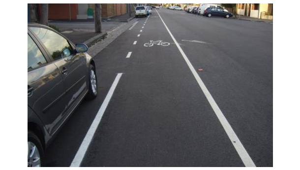 Immagine: Melbourne e le piste ciclabili a basso costo