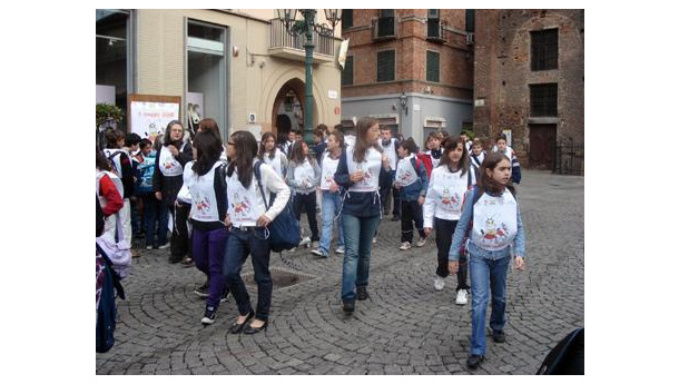 Immagine: A Chivasso si va a scuola a piedi per tutta la settimana