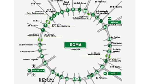 Immagine: Grande raccordo anulare, no a nuovi caselli
