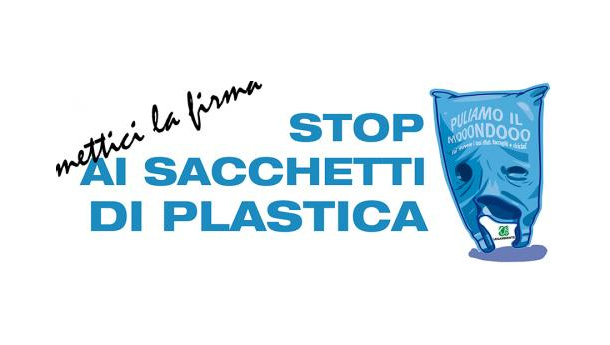 Immagine: Una petizione per chiedere al Governo italiano lo “Stop ai sacchetti di plastica”
