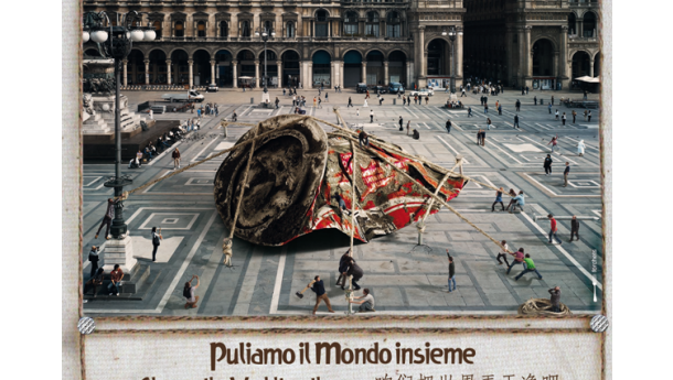 Immagine: Torino, Puliamo il Mondo al campo Rom Stura Lazio. IL VIDEO