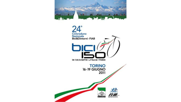 Immagine: A Torino il prossimo Cicloraduno Fiab celebra i 150 anni di unità d'Italia... in bicicletta