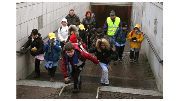 Immagine: 15 linee di pedibus attive a Rimini nell'anno scolastico 2010/2011