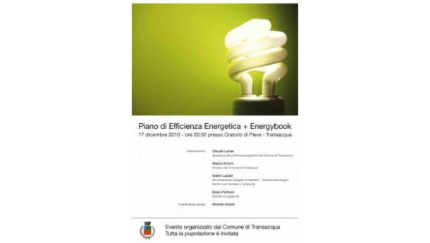 Immagine: A Transacqua (Tn) al via Energybook, piattaforma per il controllo dei consumi energetici degli edifici