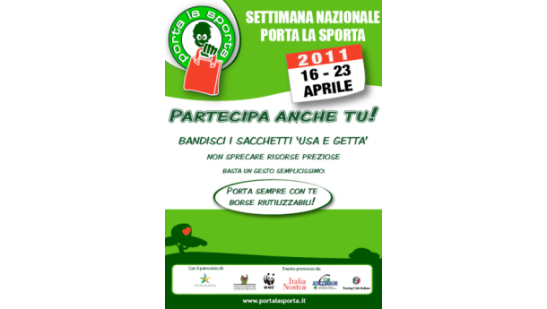 Immagine: Dal 16 al 23 aprile l'edizione 2011 della Settimana “Porta la Sporta”