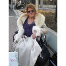 Immagine: La protesta della Dukic contro il mutismo dei media