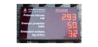 Soriate, inaugurato un impianto fotovoltaico sul tetto del Comune