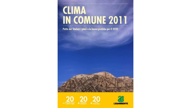 Immagine: Clima in comune 2011, le pagelle di Legambiente alle città italiane che aderiscono al Patto dei sindaci