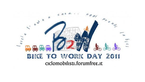 Immagine: Il 12 maggio a Roma sarà il Bike to work day