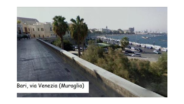 Immagine: Bari, Giretto d’Italia. Più di duecento le biciclette transitate dai check point