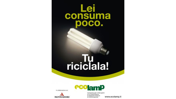 Immagine: Ecolamp, nuova campagna per la raccolta differenziata delle lampade a basso consumo