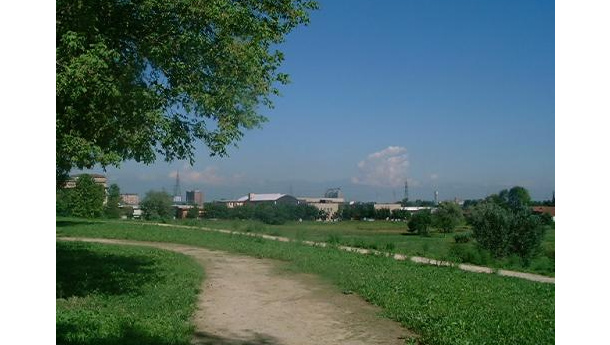 Immagine: Parco Stura: sponda nord con pista ciclabile