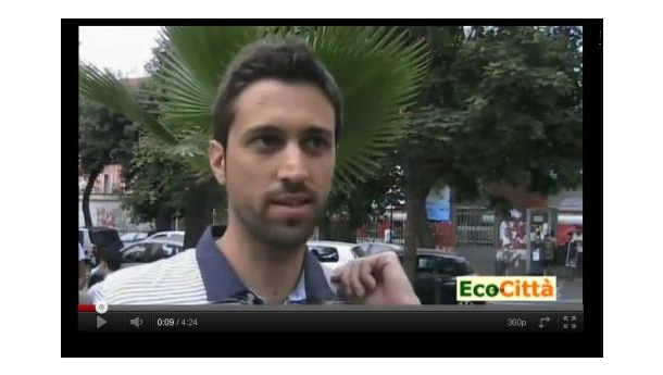 Immagine: Napoli: raccolta differenziata a Bagnoli | video