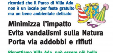 Prosegue la campagna del circolo di Legambiente Sherwood per la salvaguardia di Villa Ada