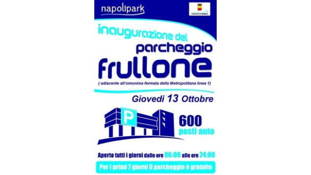Immagine: Napolipark: nuovo parcheggio di 600 posti al Frullone