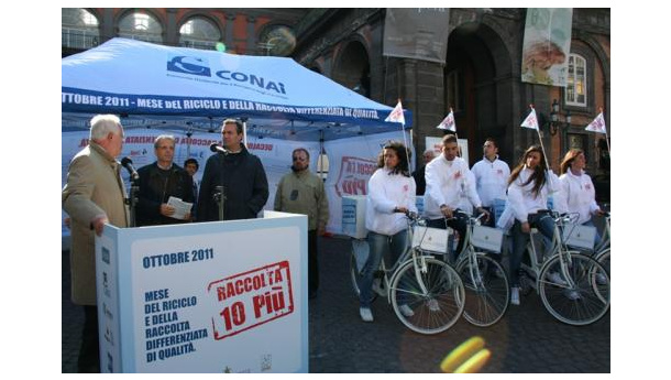 Immagine: “Raccolta 10 Più” approda a Napoli con un doppio obiettivo: quantità e qualità della differenziata | Video