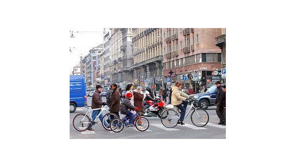 Immagine: Ai milanesi piace andare in bicicletta