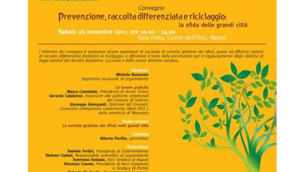 Immagine: Legambiente: raccolta differenziata al 70%, è possibile anche nelle grandi città