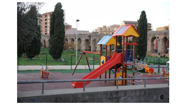 Immagine: Inaugurato a Roma il primo parco giochi fotovoltaico