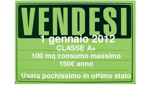 Immagine: Annunci immobiliari, dal 2012 obbligatorio indicare la classe energetica degli edifici