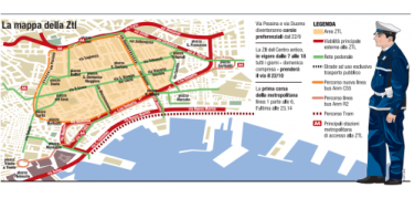 Napoli, ZTL Centro Antico: dal 1° febbraio si entra solo con il contrassegno