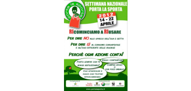 Torna la Settimana Nazionale “Porta la Sporta” dal 14 al 22 aprile 2012