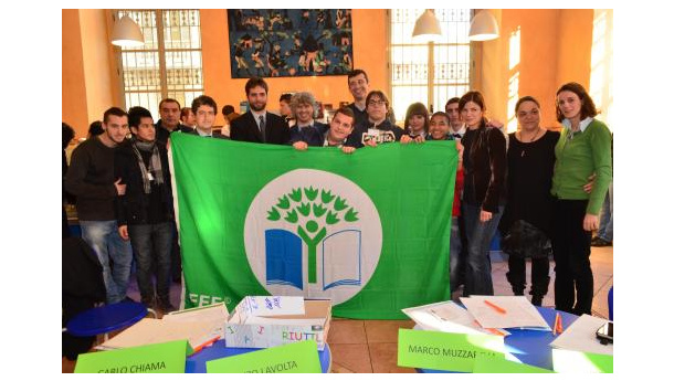 Immagine: Engim Piemonte, consegnata la bandiera verde Ecoschools