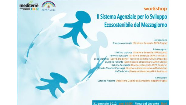 Immagine: Mediterre 2012, le Arpa del Mezzogiorno per lo sviluppo ecosostenibile