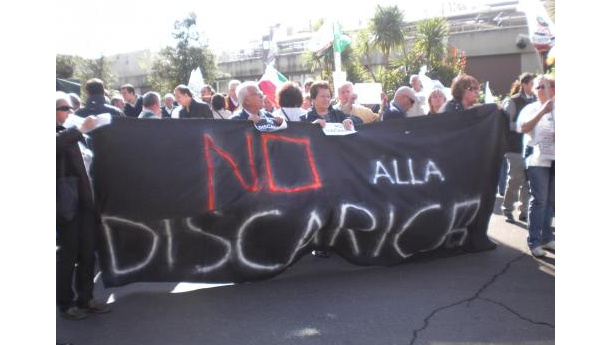 Immagine: Post-Malagrotta, a Quadro Alto tendopoli dei cittadini
