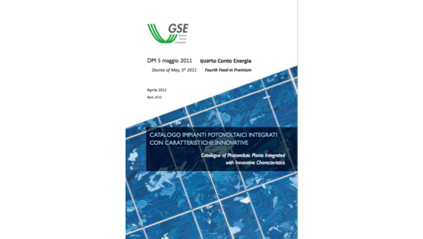 Immagine: Fotovoltaico integrato, l'elenco degli impianti ammessi agli incentivi