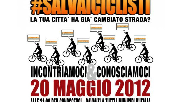 Immagine: #Salvaiciclisti a Lecce il 20 maggio. Campagna nazionale in otto punti fondamentali