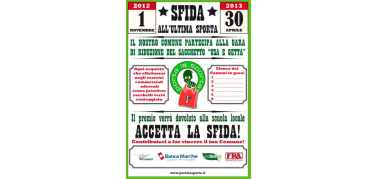 “Sfida all'Ultima Sporta”: aperto il bando per i Comuni