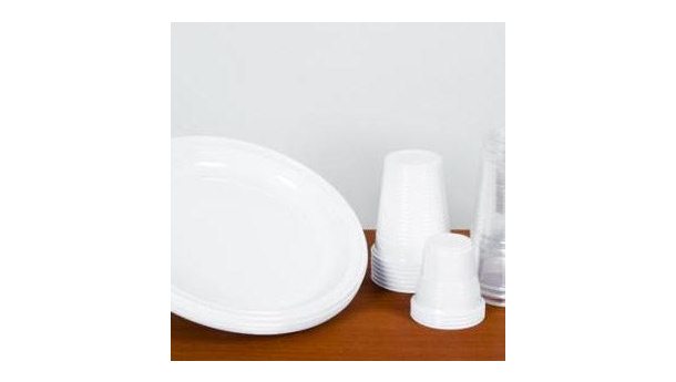 Immagine: Bari, annuncio Amiu-Corepla: i piatti e i bicchieri nei bidoni della plastica