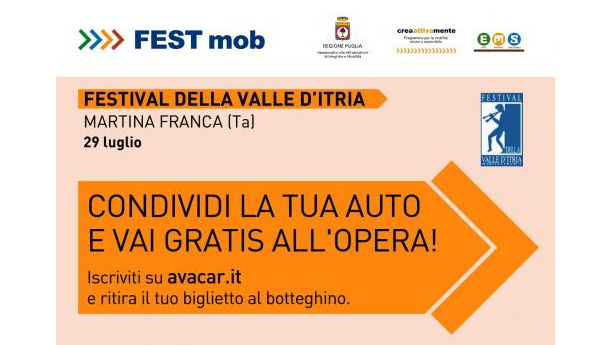 Immagine: Festival della Valle d'Itria: biglietti gratis con il car-pooling