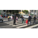 Immagine: Pedibus a Milano: 4.000 bambini a scuola a piedi per 2 anni