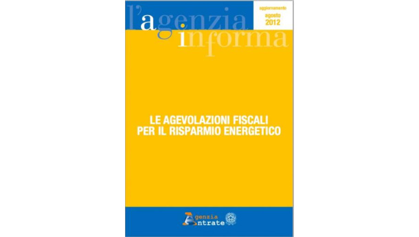 Immagine: Detrazione del 55%, ecco la nuova Guida dell'Agenzia delle entrate