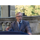 Immagine: L'assessore riceve camminando