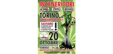 Sabato 20 ottobre manifestazione contro l'inceneritore del Gerbido