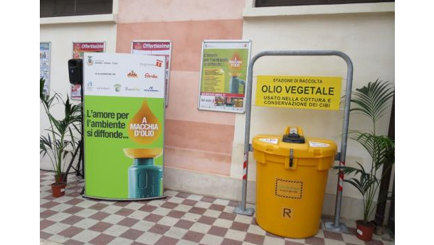 Immagine: Canosa di Puglia, un nuovo punto per la raccolta dell'olio esausto