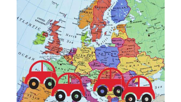 Immagine: Divieti ai diesel  Euro3: nelle città italiane ed europee. Una mappa di cui non si capisce la logica.