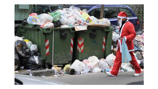 Immagine: Roma, raccolta rifiuti post Natale: meno 1,37% rispetto al 2011