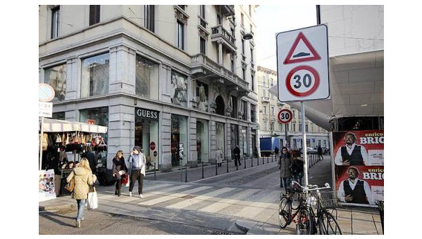 Immagine: Zone30 Milano, parte via Melzo (Porta Venezia)