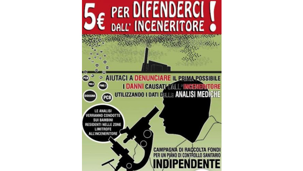 Immagine: Gerbido, il Coordinamento No Inc raccoglie fondi per un'analisi sanitaria indipendente