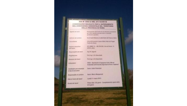 Immagine: Rifiuti di Roma: fermati i lavori a Monti dell'Ortaccio