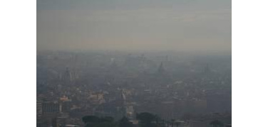 Roma, valori di PM10 oltre i limiti
