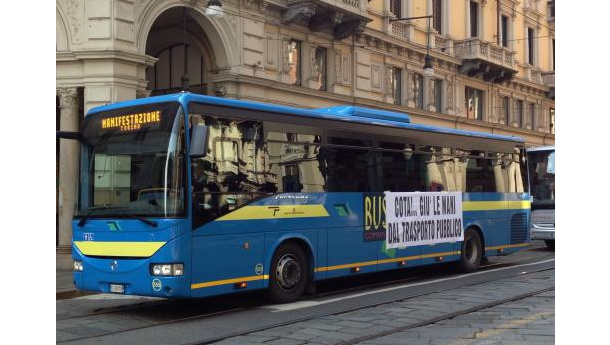 Immagine: Piemonte, tagli ai trasporti: la manifestazione a Torino del 3 aprile | Video e foto