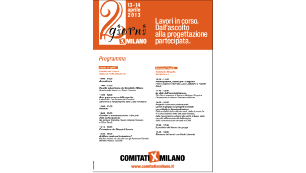 Immagine: ComitatiXMilano: alla